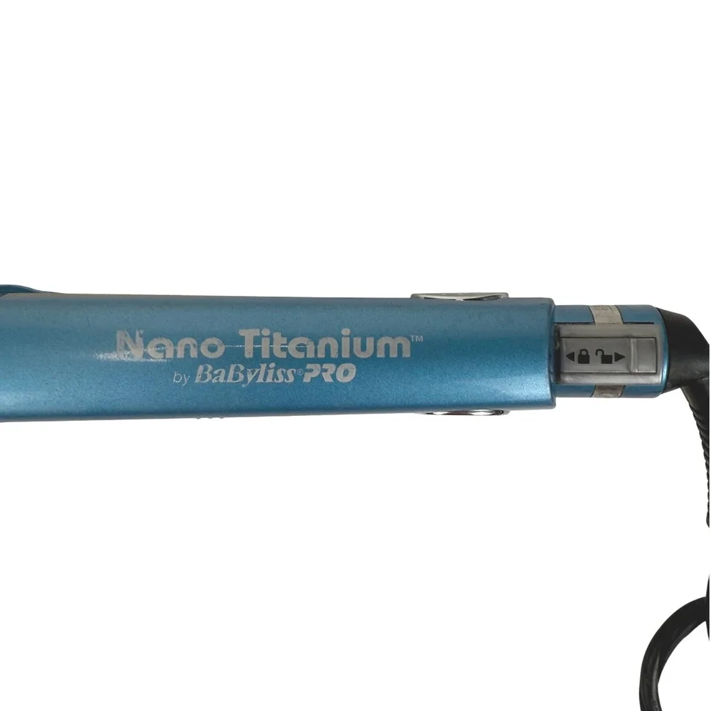 Babyliss Pro Nano Titanium Conical‎ Flat Iron Curling Wand Hair Styler Blue